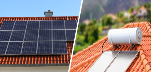 Energia Solar x Aquecedor solar